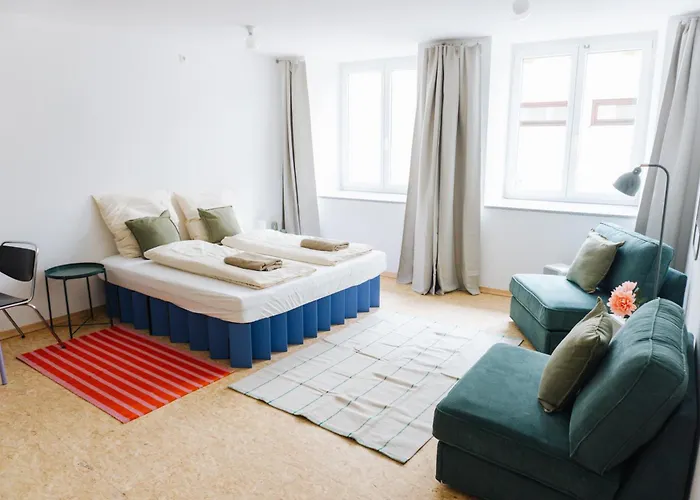 Apartment Raum Life - Design Mit Kueche In Der Altstadt Regensburg